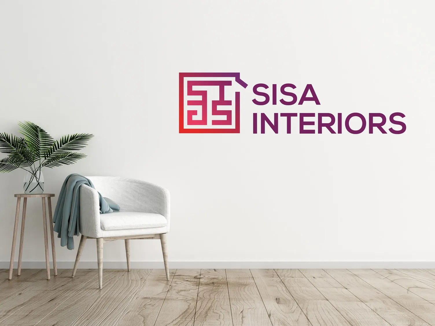 SISA Interiors Brand Mockup