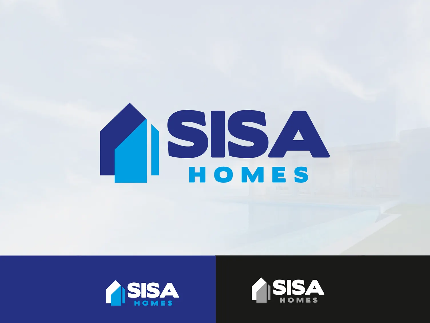 SISA Homes Logo Design